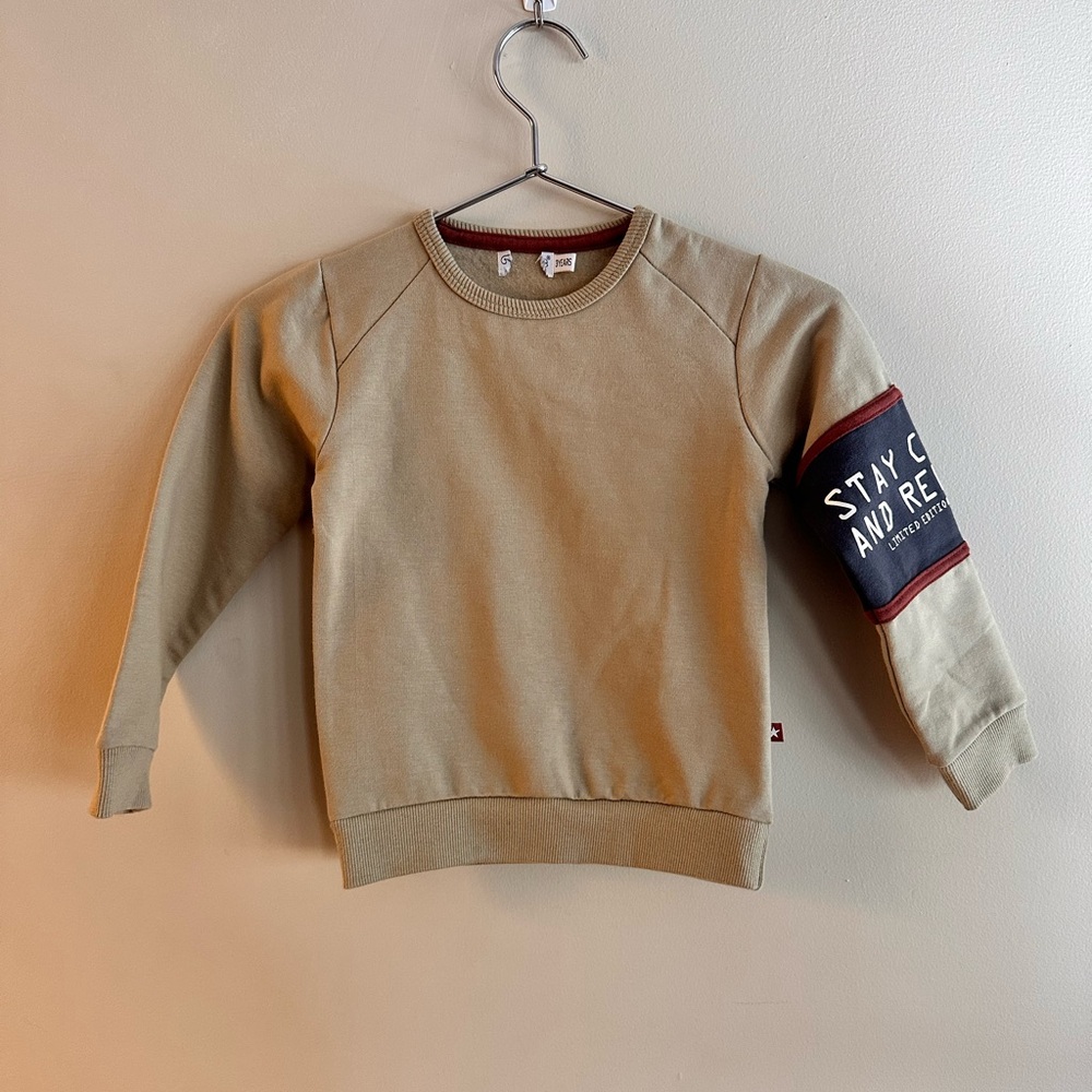 Dirkje Kids Sweatshirt | “Stay Cool and Real” | Size (Tag Removed)